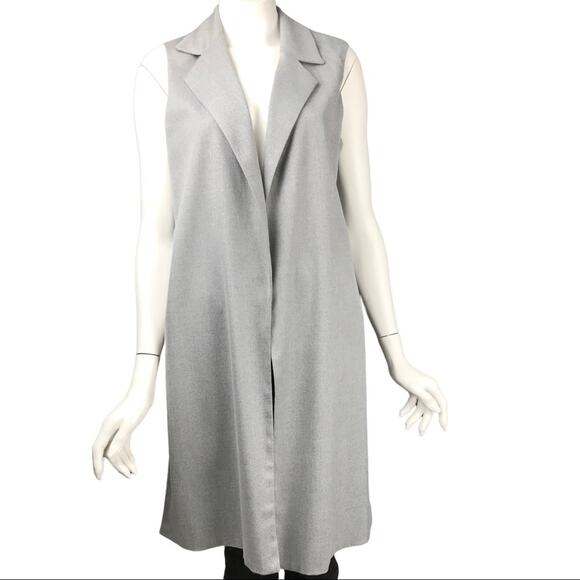 Design Lab Lord & Taylor Vest Gray Womens Size M - Picture 2 of 8
